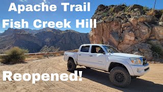 Apache Trail Fish Creek Hill AZ Reopened after 5 years [upl. by Askwith]