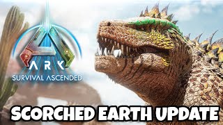 ARK Survival Ascended Scorched Earth Release NEWS [upl. by Marietta173]