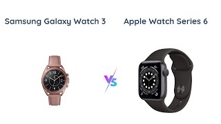 Samsung Galaxy Watch 3 vs Apple Watch Series 6 ⌚️⚖️ [upl. by Valsimot141]