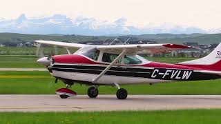 Plane spotting at Calgary Springbank airport June06 2024 [upl. by Ecal]