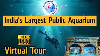 Marine World Aquarium Chavakkad  Virtual Tour  Panchavadi Beach [upl. by Rivkah]