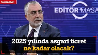 2025 yılında asgari ücret ne kadar olacak Bakan Vedat Işıkhan açıkladı [upl. by Leigh]