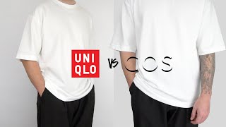 UNIQLO vs COS  Best Oversized TShirt  Mens Fashion [upl. by Heshum]