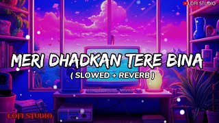 Meri Dhadkan Tere Bina ❤️  Night Lofi Song 💞  Slowed And Reverb Song 🔥  LOFISTUDIO134 [upl. by Nylad]