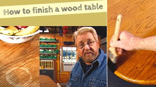 Refinish a Wood Dining Table [upl. by Nortyad]