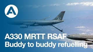 A330 MRTT RSAF buddy to buddy refuelling [upl. by Georgeta]