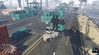 GTA 5 EXPLORING the Abandoned Port [upl. by Gomar]