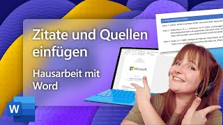 Quellen amp Zitate in Word  alles was du wissen musst [upl. by Nylorahs]