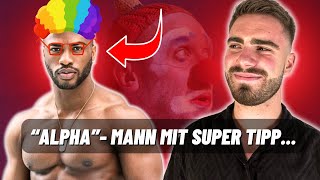 Strammer Alpha Mann gibt die besten Datingtipps🫡🍿 [upl. by Yanrahs]