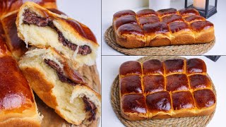 هادا هو البريوش لي ديروا بيه حالة في رمضان 🌙 خفيف بزااف معمر شوكولا ما يتشبعش 😋 Brioche au chocolat [upl. by Ades]