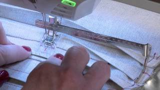 How to Make Tucks to Embellish Quilt Projects Part 2 of 3 [upl. by Hawley]