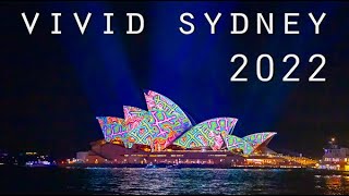 Vivid Sydney Light Show  Sydney Harbour Bridge Sydney Opera House The Rocks amp More [upl. by Gertrudis]