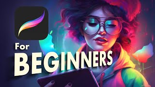 Procreate Tutorial for Beginners First steps [upl. by Mazonson]