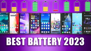 ULTIMATE 2023 Phone Battery Test iPhone 14 Pro Max vs Galaxy S23 Ultra vs Xiaomi 13 Pro vs ROG 7 [upl. by Persson955]