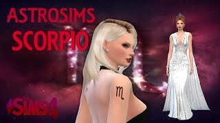 Astrosims Episode 8  SCORPIO ∣ The Sims 4  Create A Sim [upl. by Nosrej]