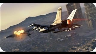 GTA 5 How to get a Fighter Jet aircraft P996 Lazer [upl. by Oniliuqnart]