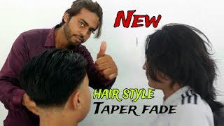 New Hair Taper Fade  New hairstyle  Taper Fade Haircut Cuttingjdstyle [upl. by Enirrok]