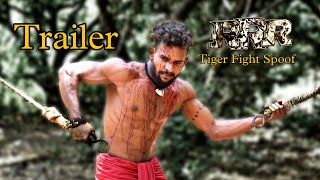 RRR  Movie  NTR  Tiger Fight Spoof  Trailer  Dj Reddy Creations [upl. by Eiddet]