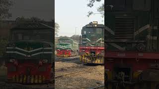 Chinese Locomotive Zcu going back towards loco shed after completing journey live shorts ytshorts [upl. by Etterb576]