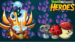 A powerful mushroom deck that hits hard PvZ Heroes [upl. by Tronna]