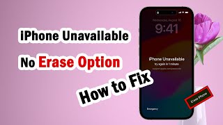 🚀iPhone Unavailable No Erase Option  Easily Bypass with 3 FIXES [upl. by Ylas]