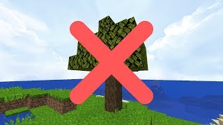 There are no trees in this Minecraft world  HoaxMc [upl. by Bonina838]