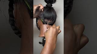 Box braids for beginners No 3 howto [upl. by Raphael]