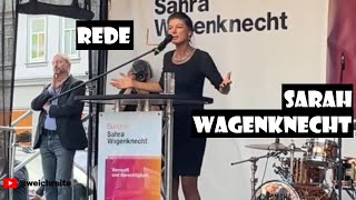 Sarah Wagenknecht Rede Eisenach 190824 [upl. by Irrem129]