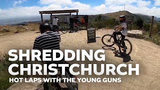 Shredding Christchurch Adventure Park with Mitch Oliver Ellie Cole Kate and more [upl. by Ardnaxila761]