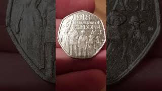 2018 Representation of the people act 50p coin [upl. by Yasnyl262]