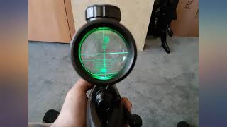 BESTSIGHT 39x40 Tactical Rifle Scopes Red and Green Illuminated Gun Scope for review [upl. by Cirda]