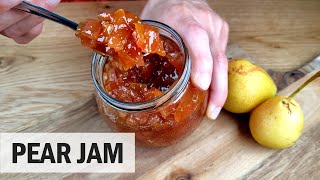 How to Make Pear Jam  Homemade Pear Jam [upl. by Olwen]