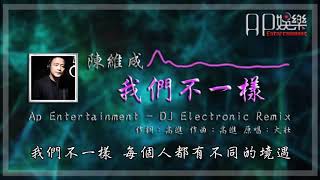 陳維成  我們不一樣 台語版 DJ Remix 超嗨舞曲 [upl. by Airetas624]