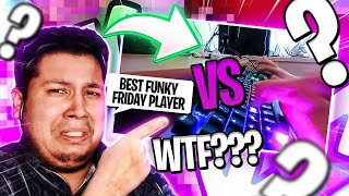 1V1 AGAINST THE BEST FUNKY FRIDAY PLAYER on ROBLOX FNF  SillyFangirl vs JKZU123 [upl. by Jareen688]