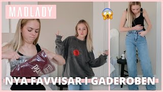 NYA FAVORIT JEANS 🦦 MADLADY HAUL [upl. by Hoem]