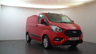 SN20LGG Ford Transit Customer 280 20 130 EcoBlue Trend L1 Low Roof FWD Van in Race Red with Alloys [upl. by Irual989]