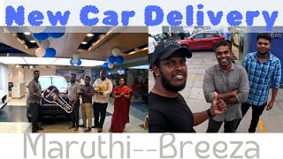 New Car Delivery  maruthi breeza  life of hari [upl. by Trebornhoj]