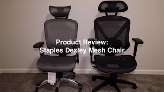 Dexley Mesh Chair  Larger Ergonomic Chair Plus Comparison with Hyken [upl. by Bohun]