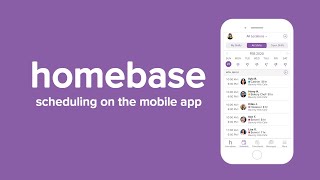 Schedule on the Mobile App  Homebase [upl. by Berman164]