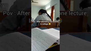 Ater attending lecture in College VSICS shorts college [upl. by Neirb]