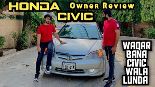 Honda Civic Owner review  Civic 2005  4Wheelspk [upl. by Salomone]