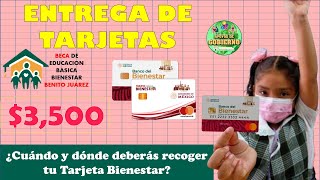 😱🚨¡¡Consulta cuando y donde puedes recoger tu tarjeta bienestar Beca Benito Juárez Nivel Básico😱🚨 [upl. by Arimas]