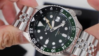 SEIKO 5 SPORTS ‘VIBRANT GREEN GMT SKX REINTERPRETATION SSK035K1 [upl. by Newbill907]