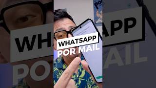 Cómo recibir tu código de verificación de WhatsApp por mail trucos smartphone celulares android [upl. by Farika]