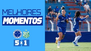 🦊⚽ MELHORES MOMENTOS  AsCabulosas Cruzeiro 5 x 1 Uberlândia [upl. by Dorolice]