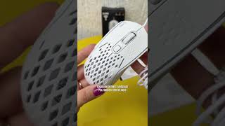 Mouse Gamer RGB 7200 DPI Slits Clanm Branco  Mundoware [upl. by Aietal]