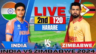 India vs Zimbabwe 2nd T20I Live Match Score amp Commentary  IND vs ZIM Live Cricket Match Today [upl. by Nair]