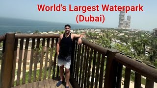 Worlds Largest Waterpark Aquaventure Waterpark Dubai  Scariest water park  Dubai  Short Vlog [upl. by Itnahs953]