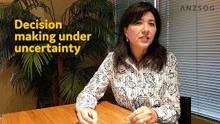 Decision making under uncertainty with Zina OLeary [upl. by Leftwich]