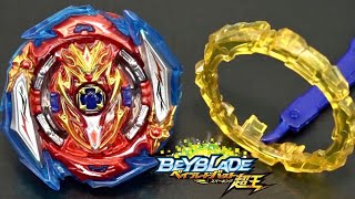 Infinite Achilles Dimension’ 1B INFINITE SWORD amp SHIELD Unboxing amp Battle  Beyblade Burst Sparking [upl. by Ellinej]